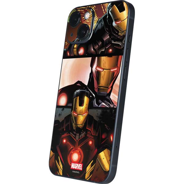 Marvel Iron Man Three Panel iPhone 15 Skin