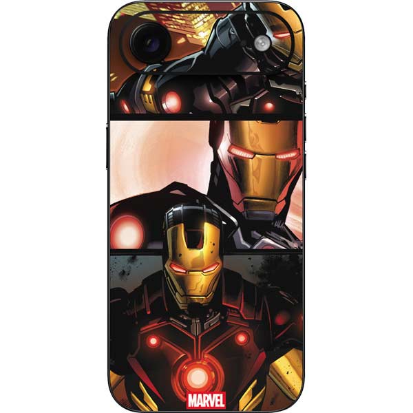 Marvel Iron Man Three Panel iPhone 17 Air Skin