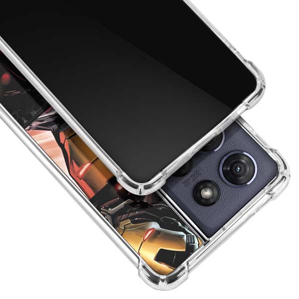 Marvel Iron Man Three Panel Moto G 5G (2025) Clear Case