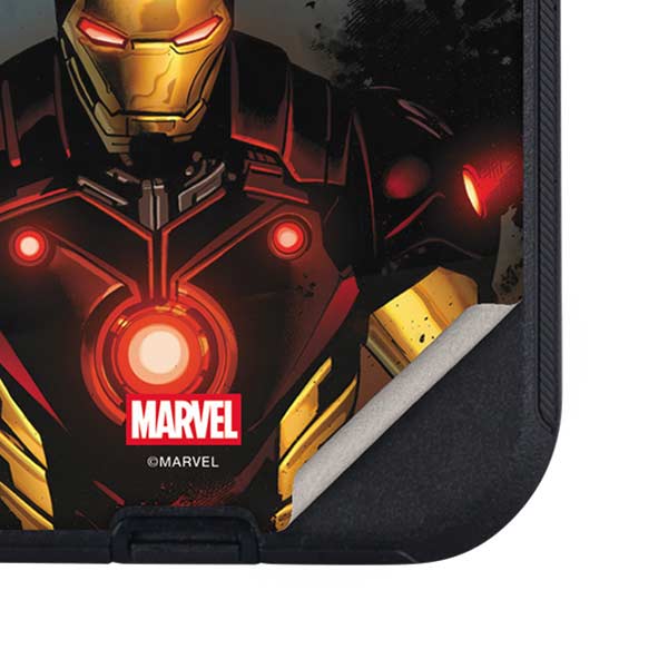 Marvel Iron Man Three Panel Otterbox Defender iPhone Skin