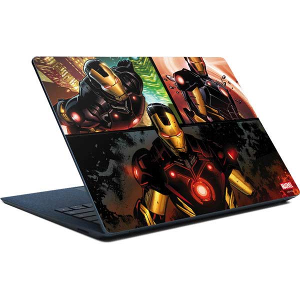 Marvel Iron Man Three Panel Surface Laptop Skin