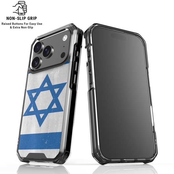 Israel Flag Distressed iPhone 17 Pro MagSafe Case