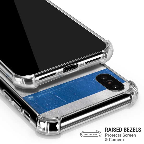 Israel Flag Distressed iPhone X/XS Clear Case