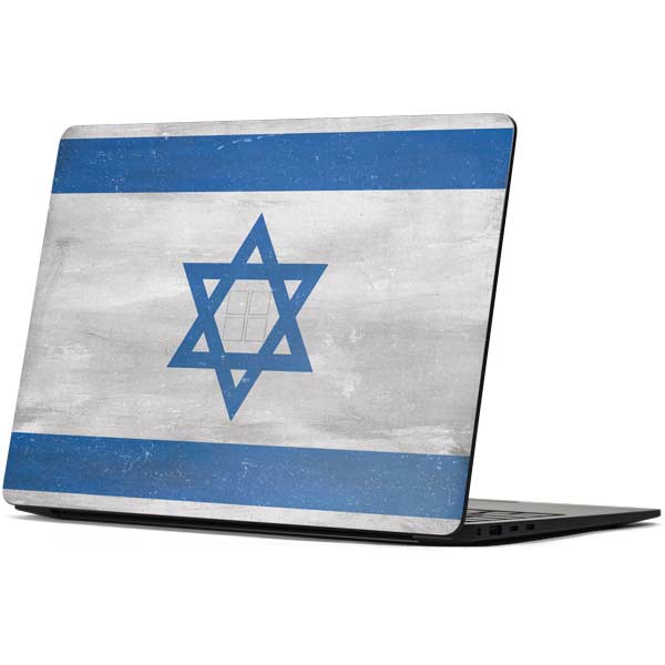 Israel Flag Distressed Surface Laptop 7 15in Skin