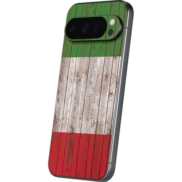 Italian Flag Dark Wood Google Pixel 10 Pro XL Skin