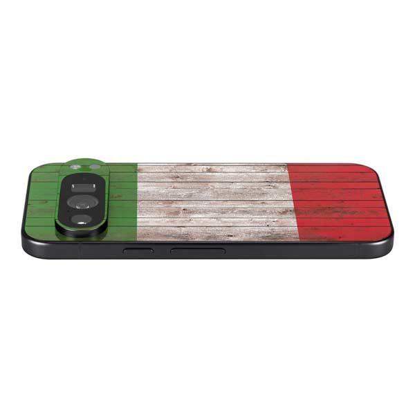 Italian Flag Dark Wood Google Pixel 10 Pro XL Skin