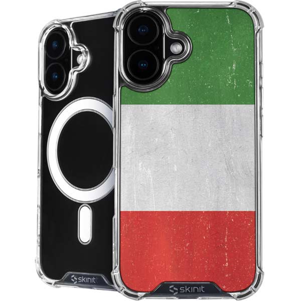 Italy Flag Distressed iPhone 17 MagSafe Case
