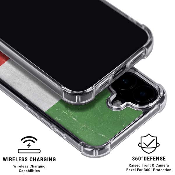 Italy Flag Distressed iPhone 17 MagSafe Case