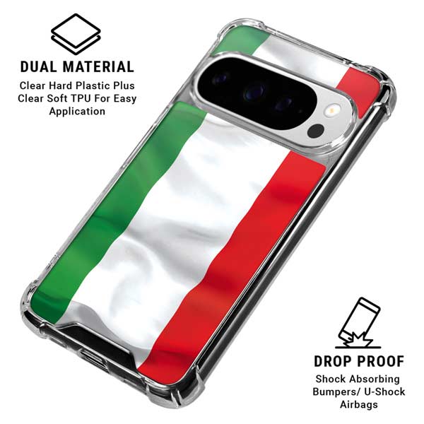 Italy Flag Google Pixel 10 Pro XL Clear Case