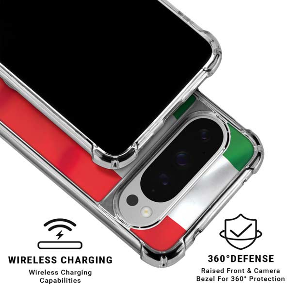 Italy Flag Google Pixel 10 Pro XL Clear Case