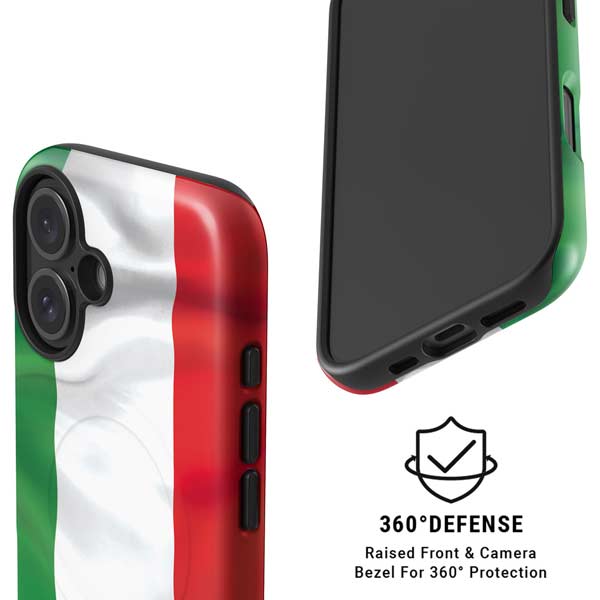 Italy Flag iPhone 16 Magsafe Impact Case