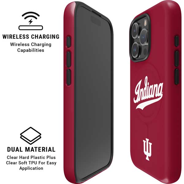 Indiana University IU Hoosiers iPhone 16 Pro Magsafe Impact Case