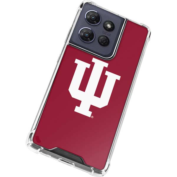 Indiana University IU Logo Moto G Play 5G (2025) Clear Case