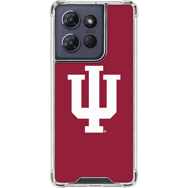 Indiana University IU Logo Moto G Power 5G (2025) Clear Case