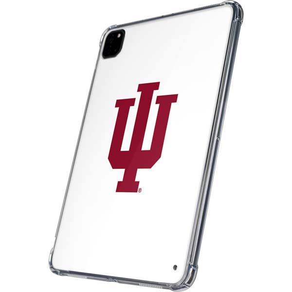 Indiana University IU Logo White iPad Pro 11in (2024) Clear Case