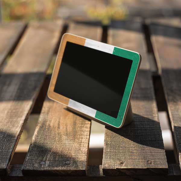 Ivory Coast Flag Distressed Google Home Hub Skin
