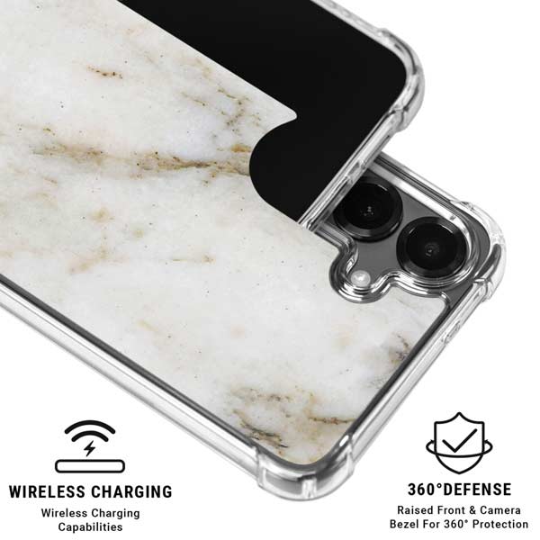 Ivory Taupe Galaxy S26 Clear Case