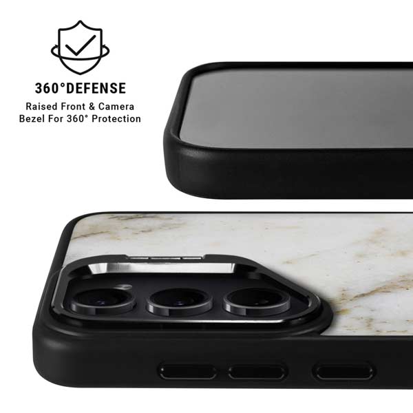 Ivory Taupe Galaxy S26 Kickstand Case