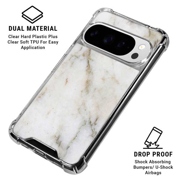 Ivory Taupe Google Pixel 10 Pro Clear Case