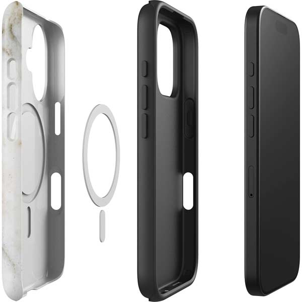 Ivory Taupe iPhone 16 Magsafe Impact Case