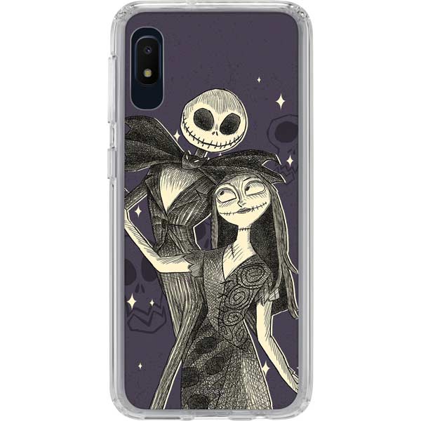 Disney The Nightmare Before Christmas Jack and Sally Art Galaxy Cases