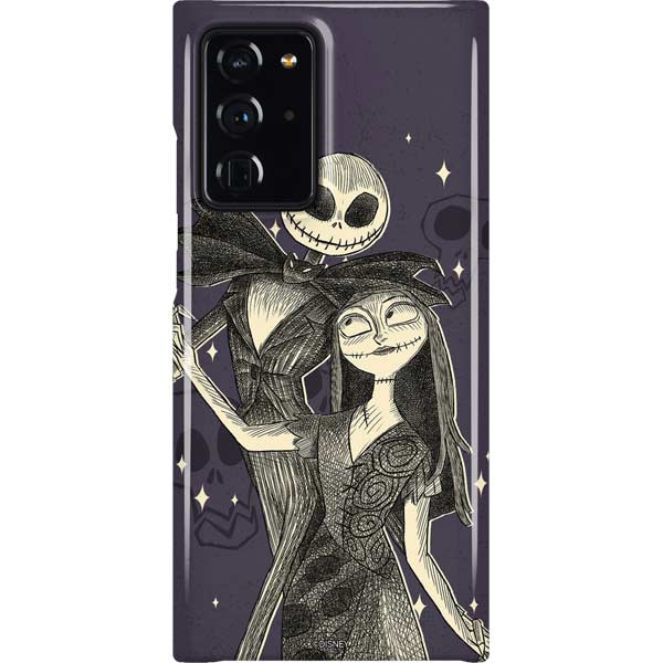 Disney The Nightmare Before Christmas Jack and Sally Art Galaxy Cases