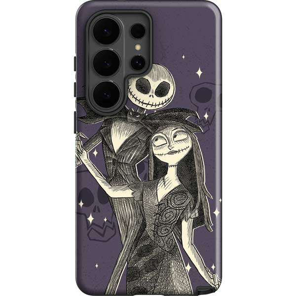 Disney The Nightmare Before Christmas Jack and Sally Art Galaxy S26 Ultra Impact Case