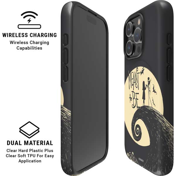Disney The Nightmare Before Christmas Jack and Sally Meant to Be iPhone 16 Pro Max Magsafe Impact Case