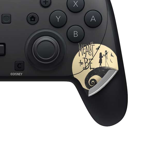 Disney The Nightmare Before Christmas Jack and Sally Meant to Be Nintendo Switch 2 (2025) Pro Controller Skin