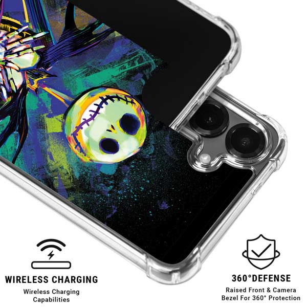 Disney The Nightmare Before Christmas Jack Skellington Art Galaxy S26 Clear Case