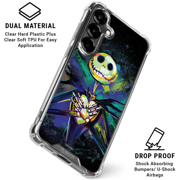 Disney The Nightmare Before Christmas Jack Skellington Art Galaxy S26 Plus Clear Case
