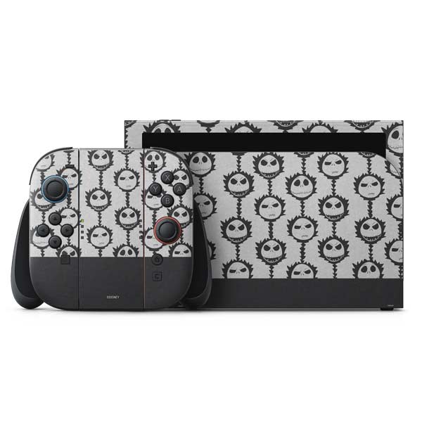 Jack Skellington Grey Split Nintendo Switch 2 (2025) with Joy-Con Skin ...