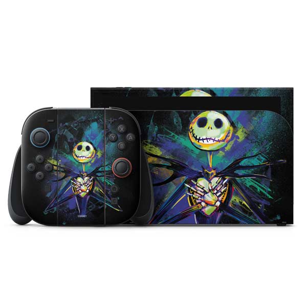 Disney The Nightmare Before Christmas Jack Skellington Art Nintendo Skins