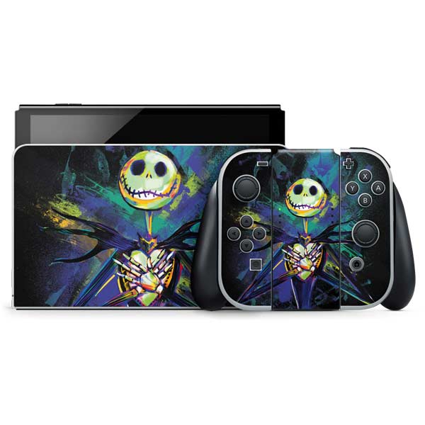 Disney The Nightmare Before Christmas Jack Skellington Art Nintendo Skins