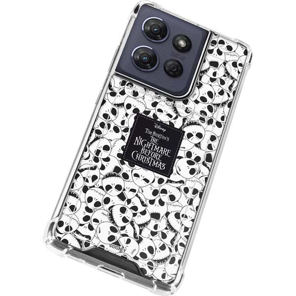 Disney The Nightmare Before Christmas Jack Skellington Pattern Moto G 5G (2025) Clear Case