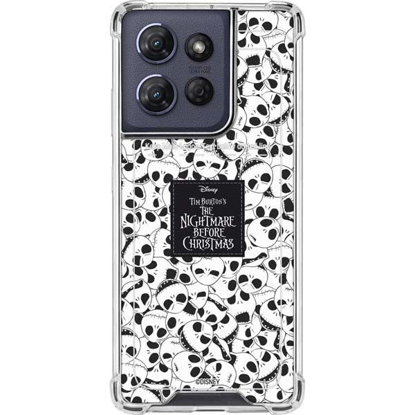 Disney The Nightmare Before Christmas Jack Skellington Pattern Moto G Power 5G (2025) Clear Case