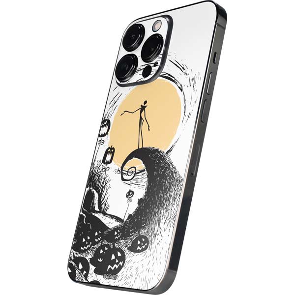 Disney The Nightmare Before Christmas Jack on Spiral Hill Art iPhone 15 Pro Max Skin