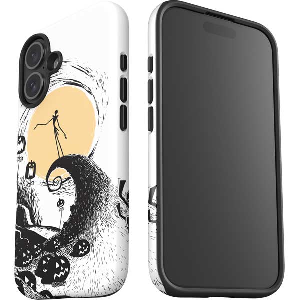 Disney The Nightmare Before Christmas Jack on Spiral Hill Art iPhone 17 Impact Case