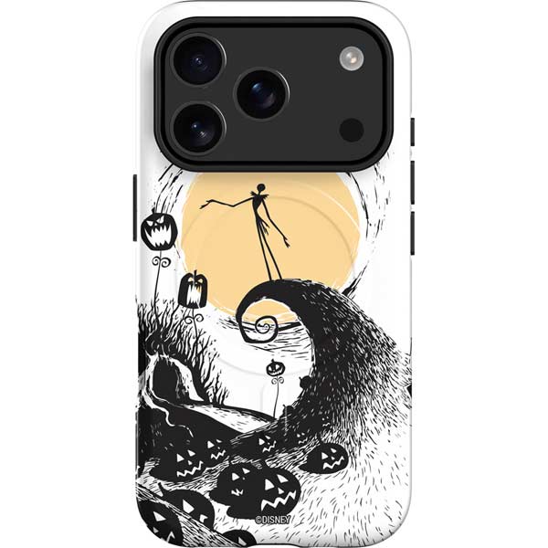 Disney The Nightmare Before Christmas Jack on Spiral Hill Art iPhone 17 Pro Magsafe Impact Case Disney The Nightmare Before Christmas Jack on Spiral Hill Art iPhone 17 Pro Magsafe Impact Case