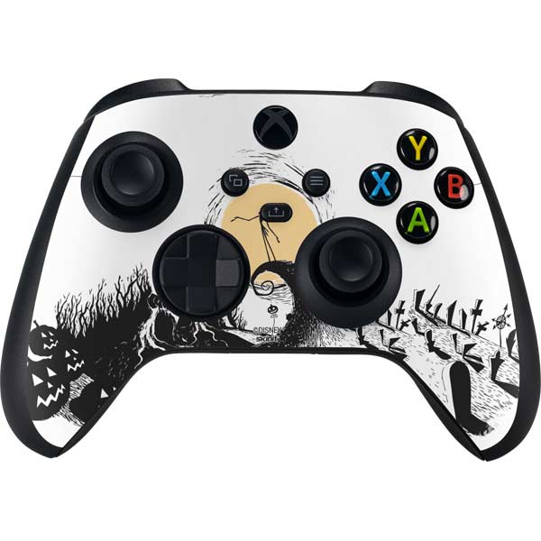 Disney The Nightmare Before Christmas Jack on Spiral Hill Art Xbox Series X Bundle Skin