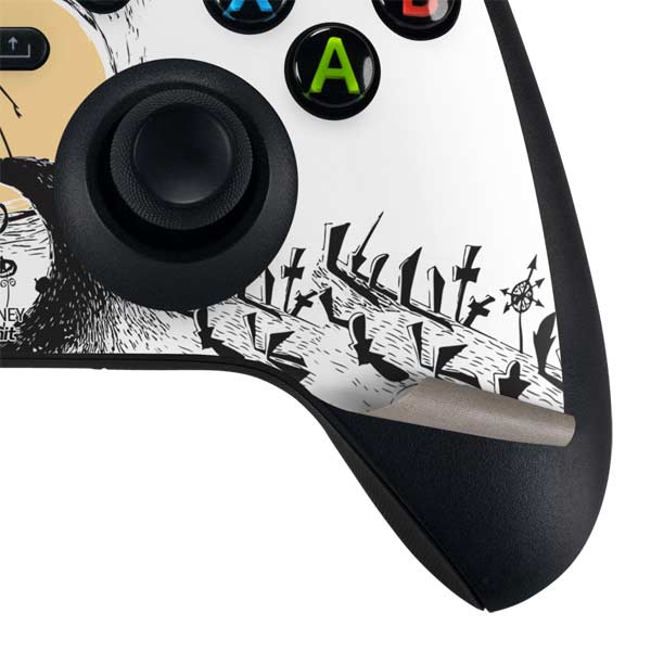 Disney The Nightmare Before Christmas Jack on Spiral Hill Art Xbox Series X Bundle Skin