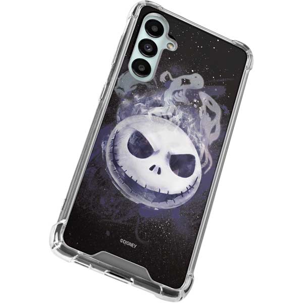 Disney The Nightmare Before Christmas Jack Skellington Face Art Galaxy A16 5G Clear Case