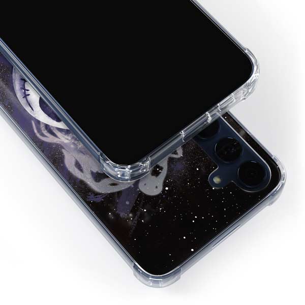 Disney The Nightmare Before Christmas Jack Skellington Face Art Galaxy A35 5G Clear Case