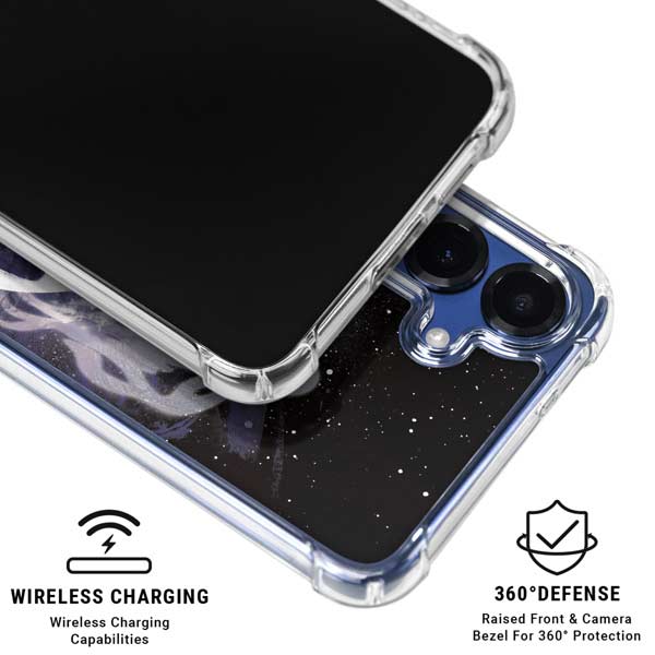 Disney The Nightmare Before Christmas Jack Skellington Face Art Galaxy S25 Plus Clear Case