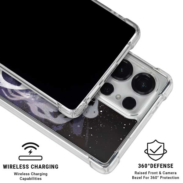 Disney The Nightmare Before Christmas Jack Skellington Face Art Galaxy S25 Ultra Clear Case