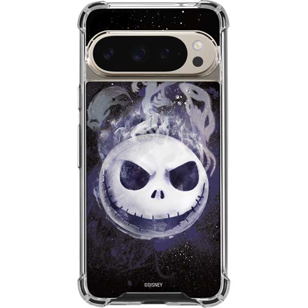 Disney The Nightmare Before Christmas Jack Skellington Face Art Pixel 9 Pro XL Clear Case
