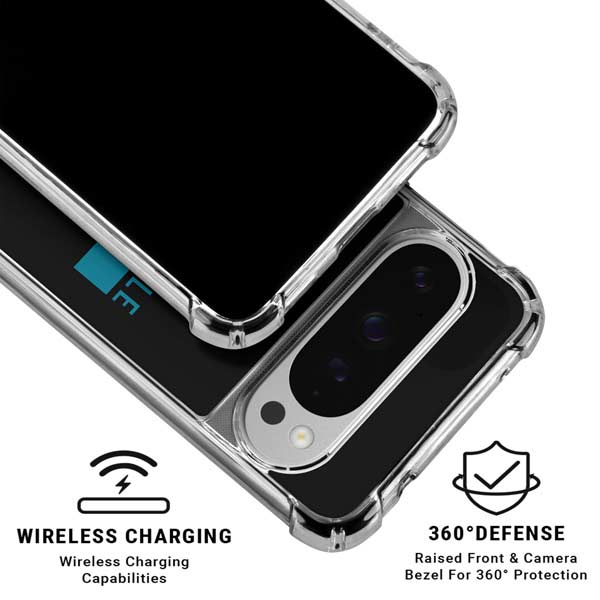 NFL Jacksonville Jaguars Black Performance Series Google Pixel 10 Pro Clear Case