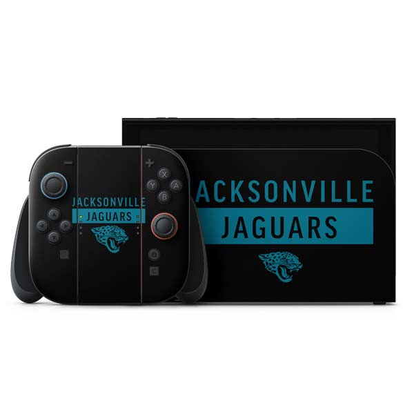 NFL Jacksonville Jaguars Black Performance Series Nintendo Switch 2 (2025) with Joy-Con Skin