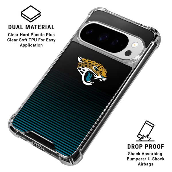 NFL Jacksonville Jaguars Breakaway Google Pixel 10 Pro Clear Case