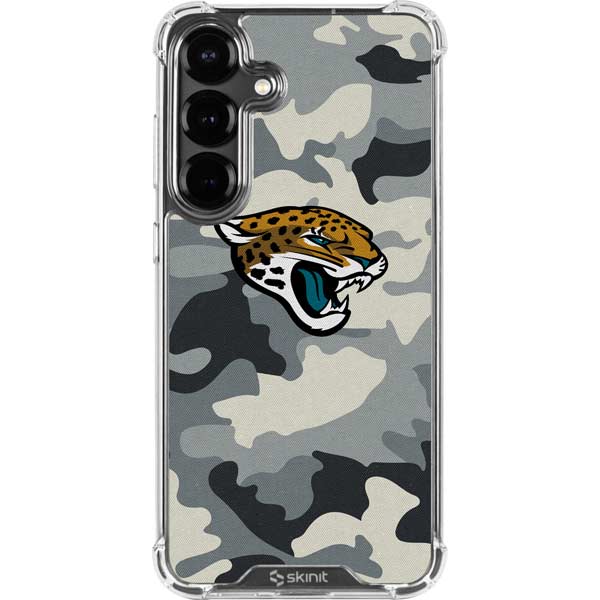 NFL Jacksonville Jaguars Camo Galaxy S26 Clear Case